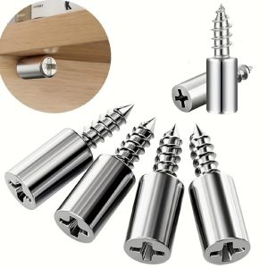 50pcs Heavy-Duty Shelf Support Pins, Adjustable & Easy Install, Rust-Resistant, Secure Hold for Cupboards, Bookshelves, Closets, Furniture, Home Renovation Hardware