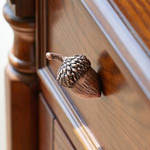 1Pc Oak Acorn Cabinet Handle, Drawer Pulls, Door Handle, Wine Cabinet Decorative Knobs Handicrafts