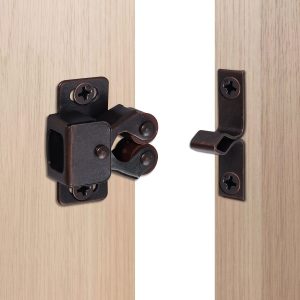 10pcs Double Roller Catch, Vintage Cupboard Cabinet Door Latch, Furniture Hardware Latch, for Cupboard Closet Door